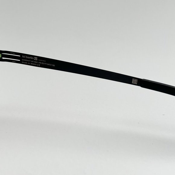 Ic! Berlin Raf S. Sunglasses Sun Glasses Aviator Unisex Frame NEW Black Copper - Picture 6 of 8